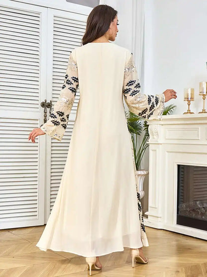 فستان العيد قفطان ترتر عربي قفطان #25M487