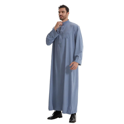 ثوب رجالي عربي من الشرق الأوسط مع جيب