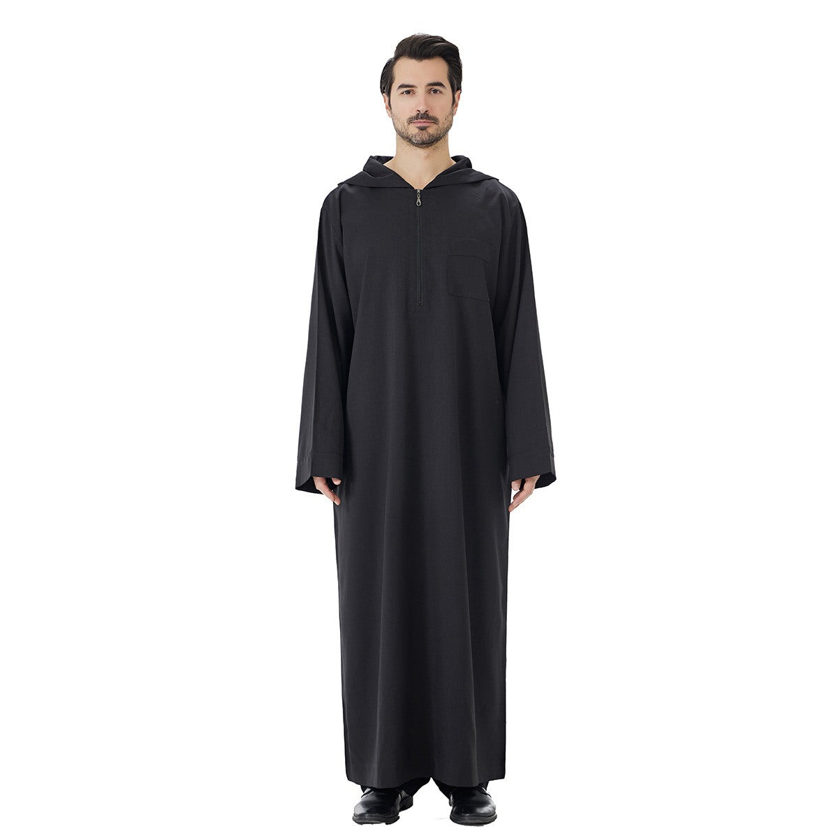 ثوب إسلامي عربي بغطاء رأس للرجال #26T848