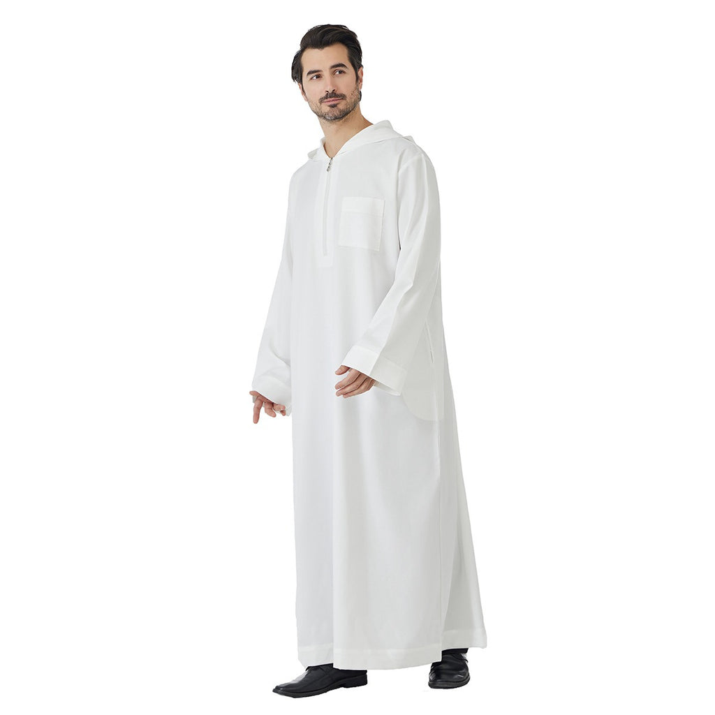 ثوب إسلامي عربي بغطاء رأس للرجال #26T848