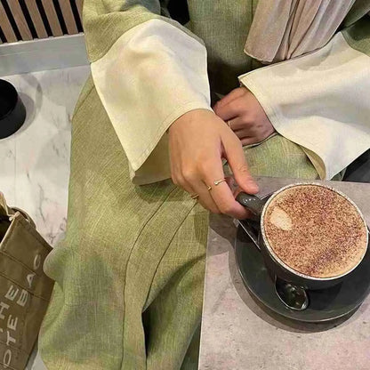 فستان عباية مفتوح من الكارديجان رقم 24744