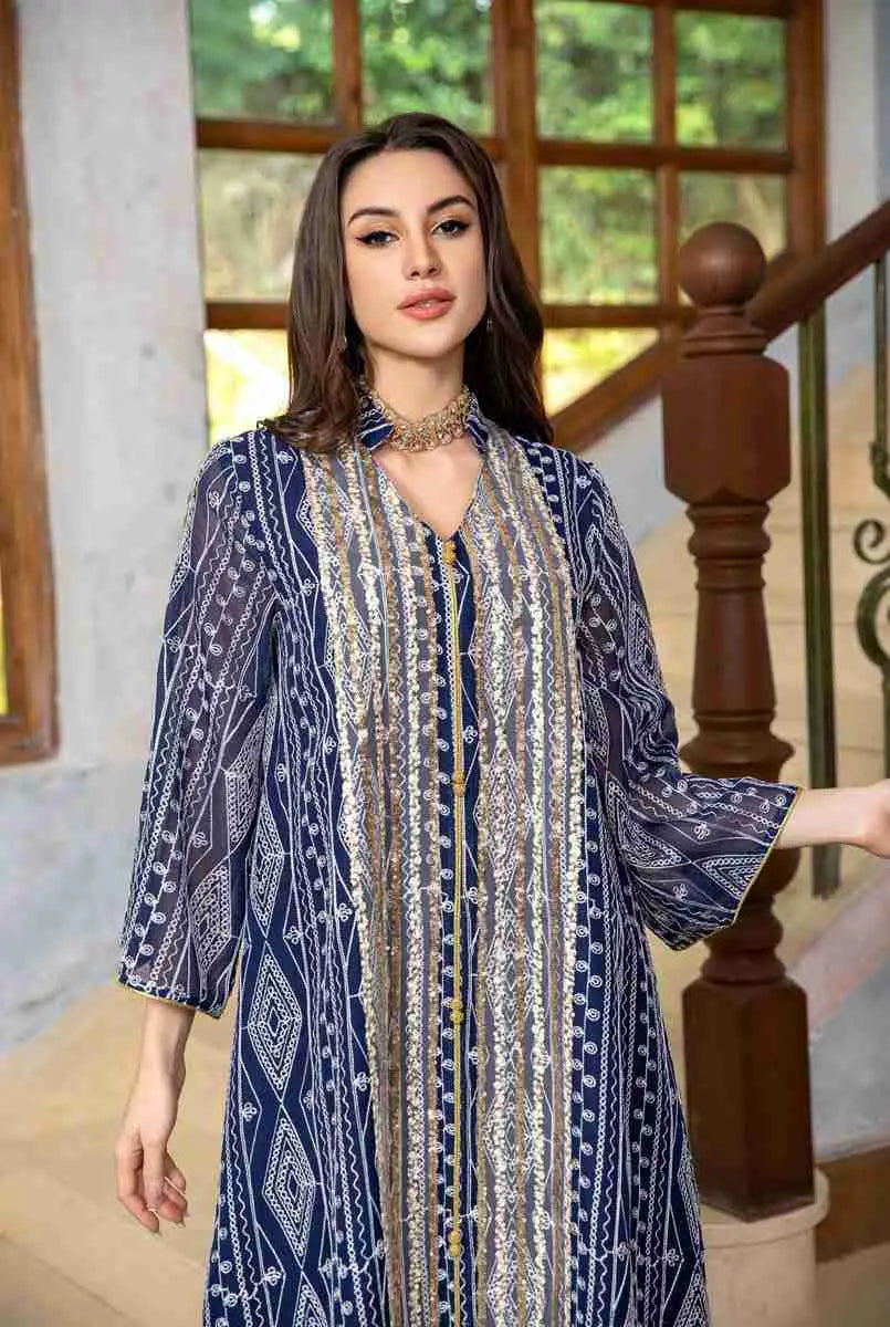 Eid Dress Sequins Embroidery Women Kaftan Caftan Dress