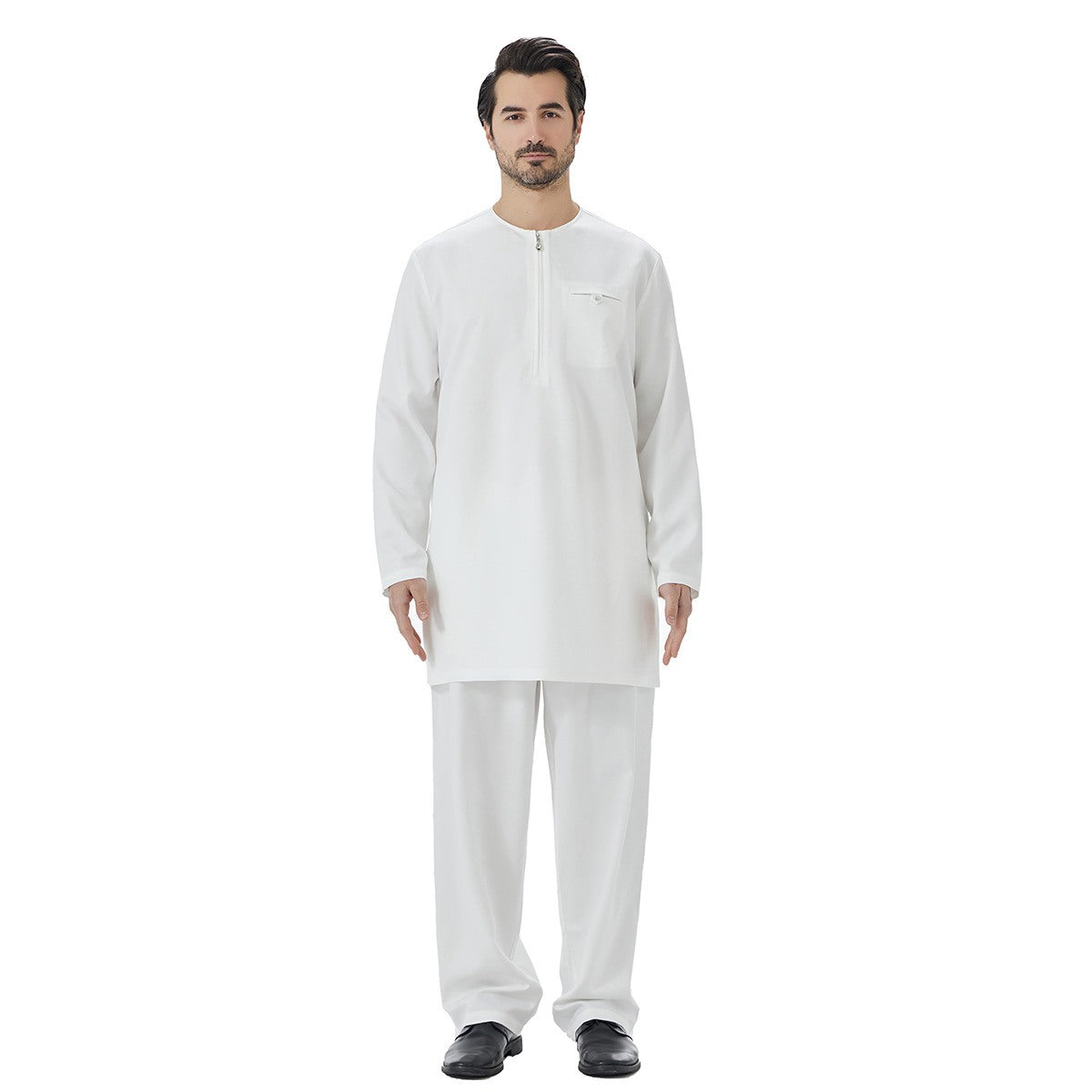 طقم قطعتين للرجال المسلمين العرب (بلوزة وبنطال) #26T849