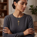 Personalized Name Necklace with Birth Flower