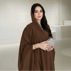 Muslim Women Farasha Sleeve Cardigan Open Abaya Dress