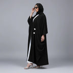 Muslim Women Cardigan Open Abaya Dress #25077