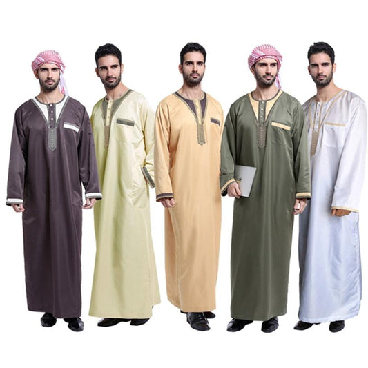 Middle East Clothing Arabic Men Thobe