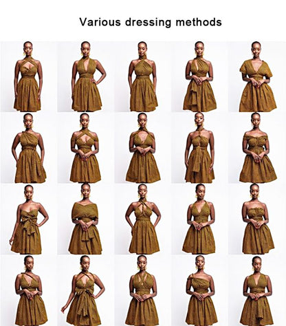 20 Ways To Wear Backless Printed African Dresses Women Clothing