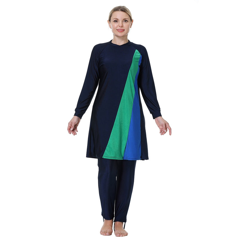 3XL-8XL Plus Size 3 Pieces Set  Muslim Women Burkinis Swimwear Islamic Swimsuit