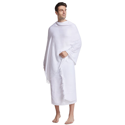 2 Pieces Men Hajj Umrah Ihram Clothing Ehram Ahram, Ihram Towels
