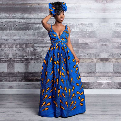 20 Ways To Wear Backless Printed African Dresses Women Clothing