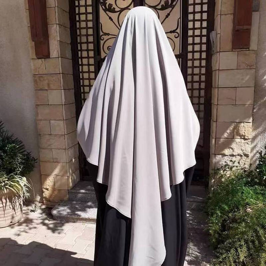Muslim Women Chiffon Khimar Overhead Hijab