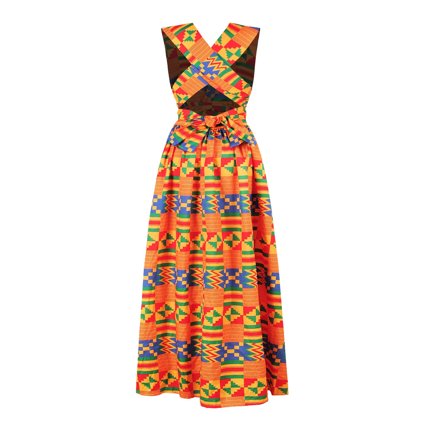 20 Ways To Wear Backless Printed African Dresses Women Clothing