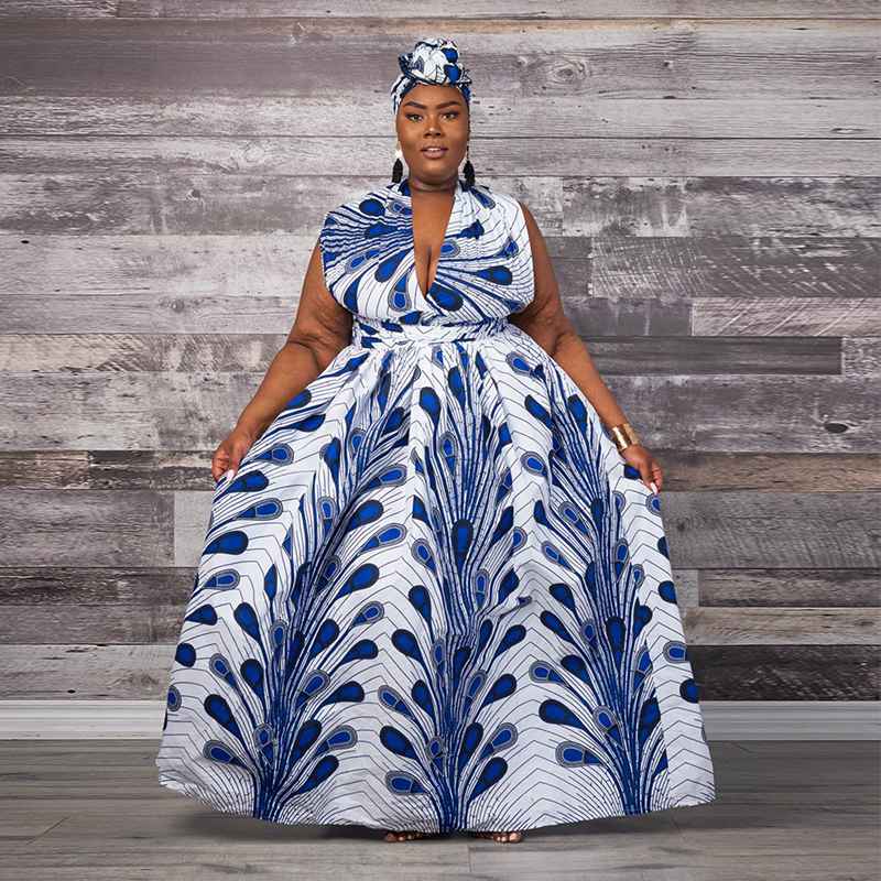 20 Ways To Wear Backless Printed African Dresses Women Clothing