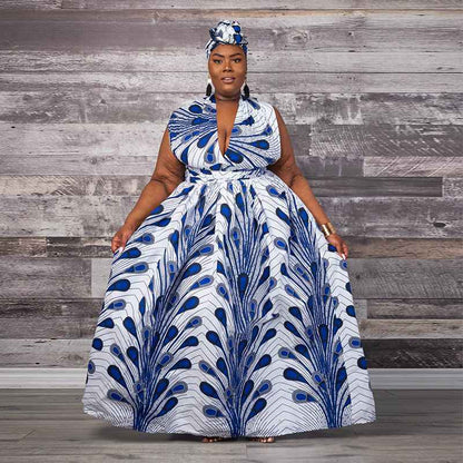 20 Ways To Wear Backless Printed African Dresses Women Clothing