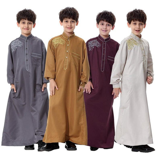 Middle East Arab Kids Clothing Wear Boy Jubah Thobes