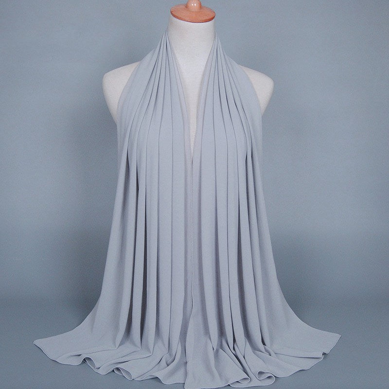 35 Color Options Muslim Women Chiffon Hijab Scarf