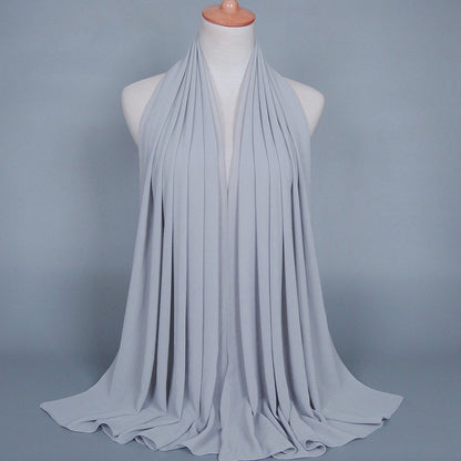 35 Color Options Muslim Women Chiffon Hijab Scarf