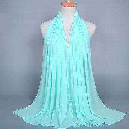 35 Color Options Muslim Women Chiffon Hijab Scarf