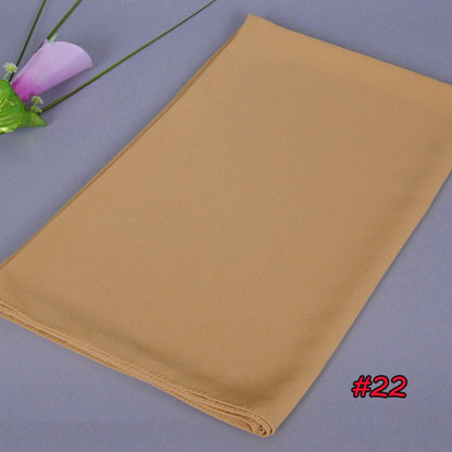 35 Color Options Muslim Women Chiffon Hijab Scarf