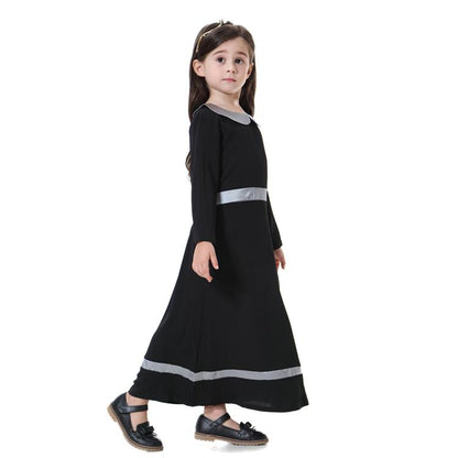 Beautiful Arab Dress Young Girls Wear Kids Abaya