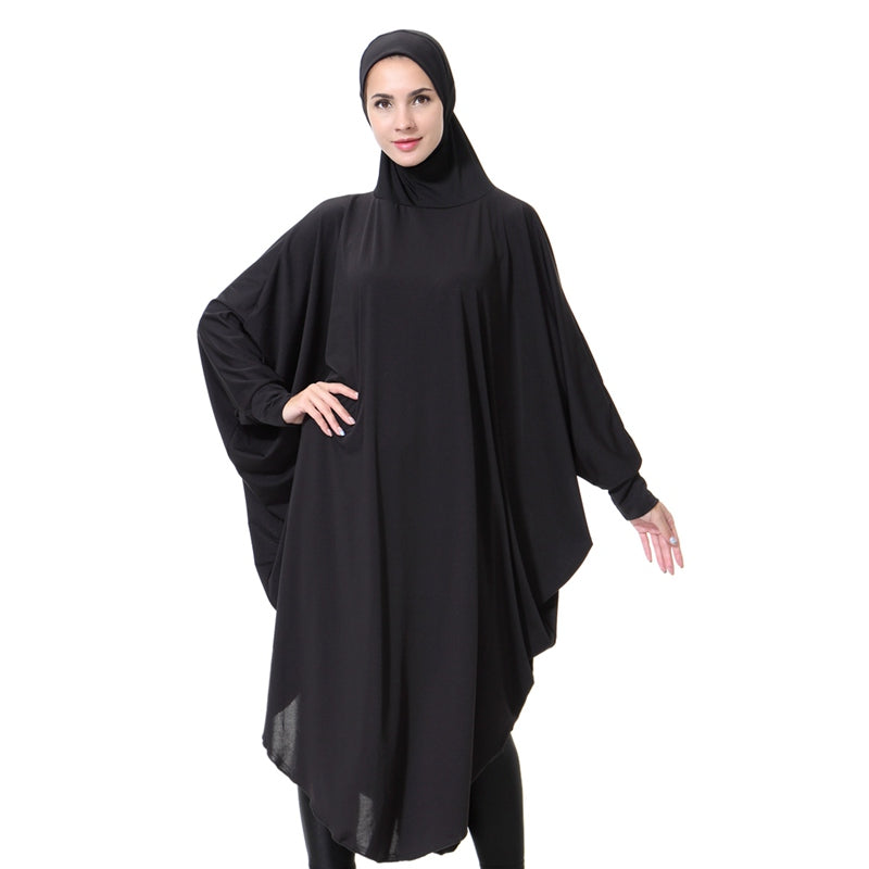 جلباب صلاة طويل بأكمام للنساء العربيات