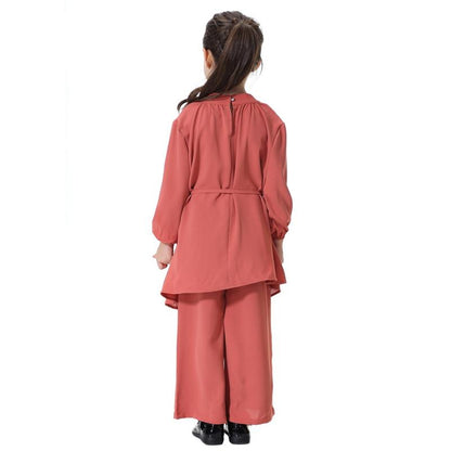 Middle East Arab Girl Clothing Set Blouse Tops And Pants