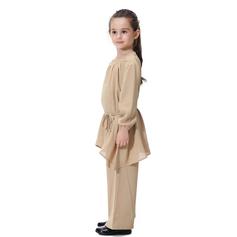 Middle East Arab Girl Clothing Set Blouse Tops And Pants