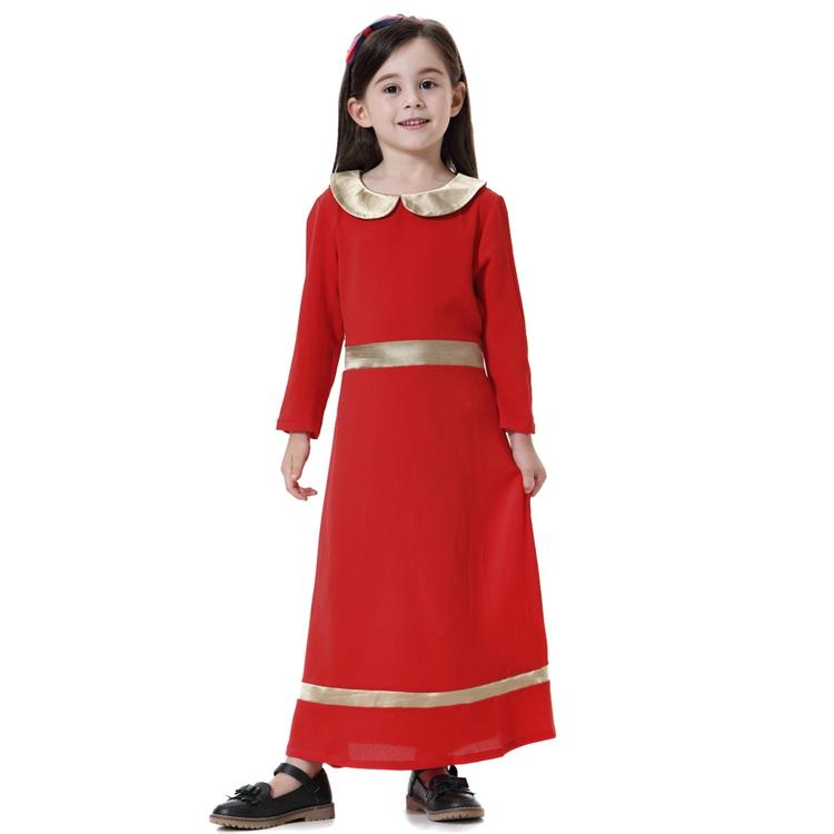 Beautiful Arab Dress Young Girls Wear Kids Abaya